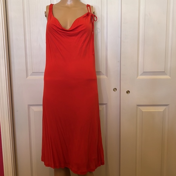Old navy orange racerback summer dress szM - Picture 4 of 4